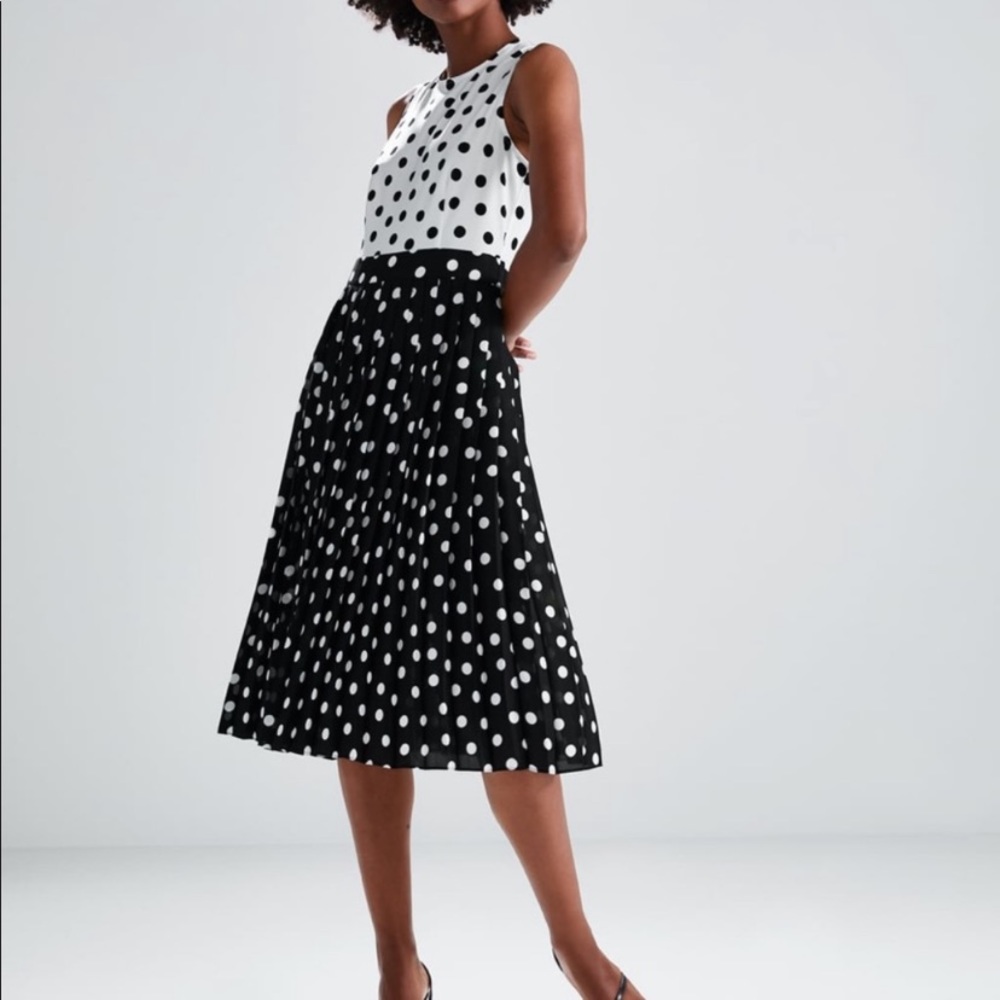 Zara polka dot sleeveless dress. Size S